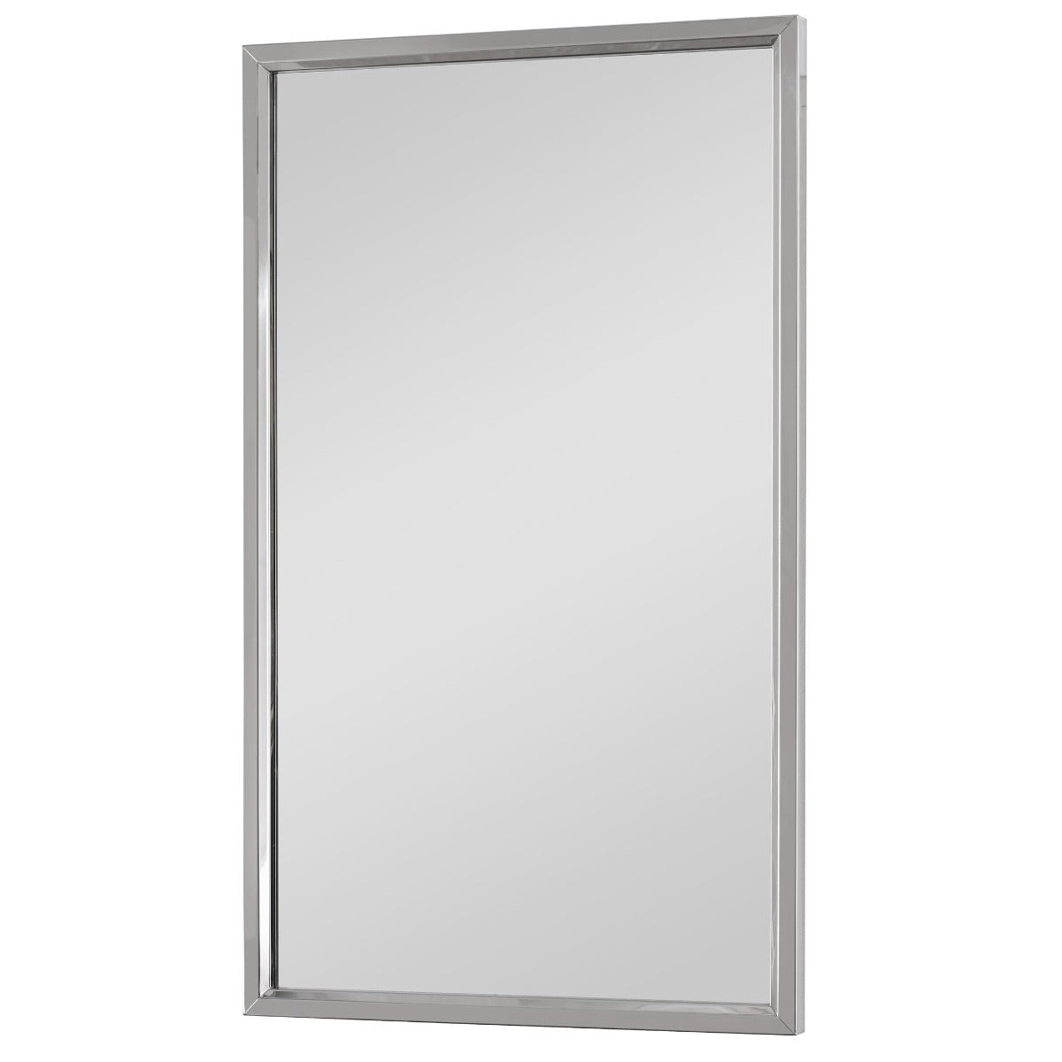 Keiichi Simple Rectangular Mirror Silver, view 3