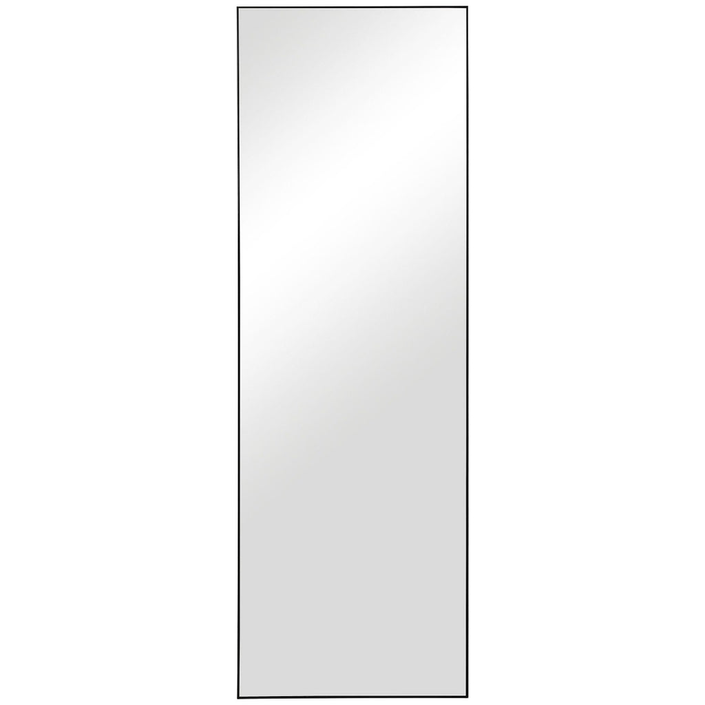 Keiichi Slim Frame Full Length Mirror in Black