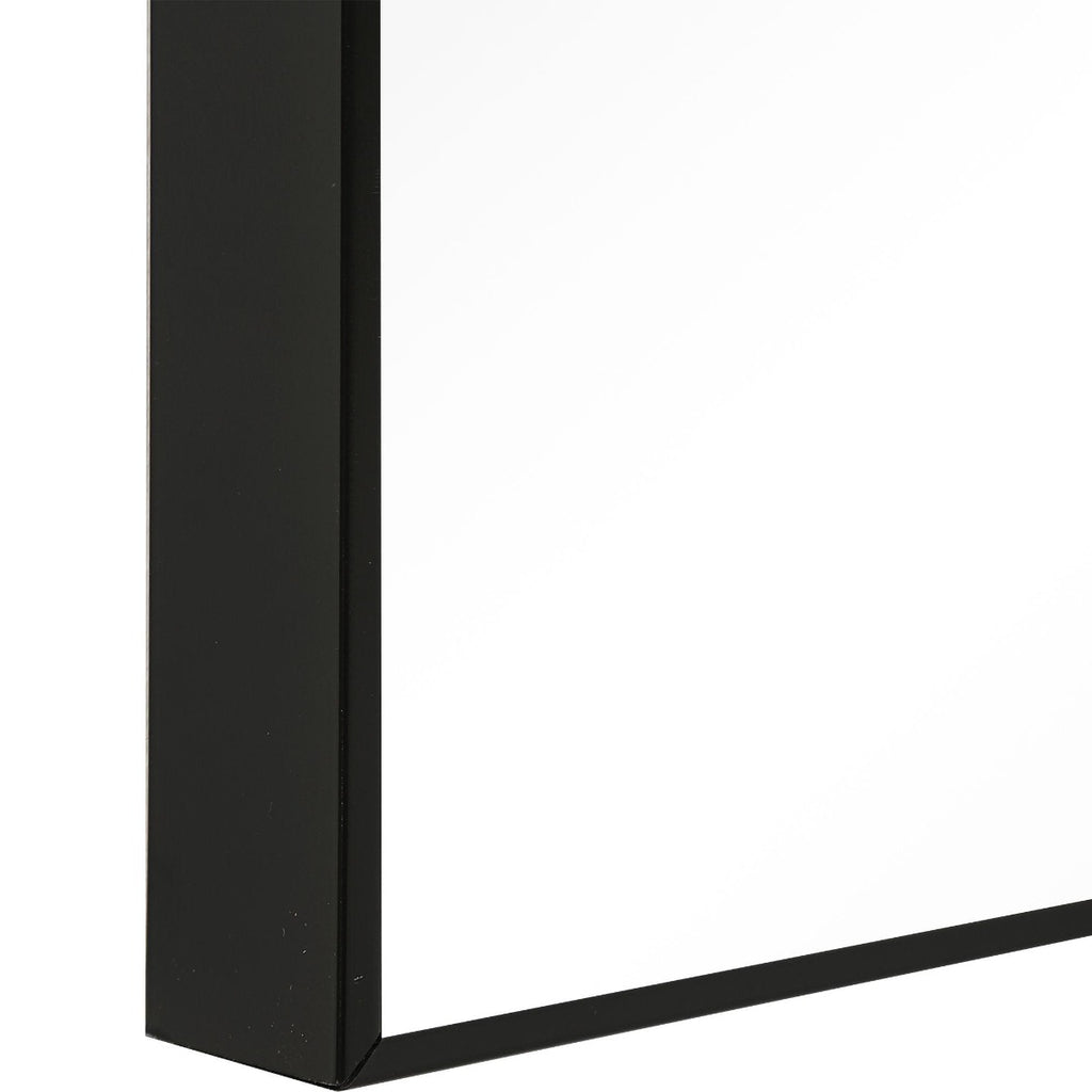 Keiichi Slim Frame Full Length Mirror in Black, view 4