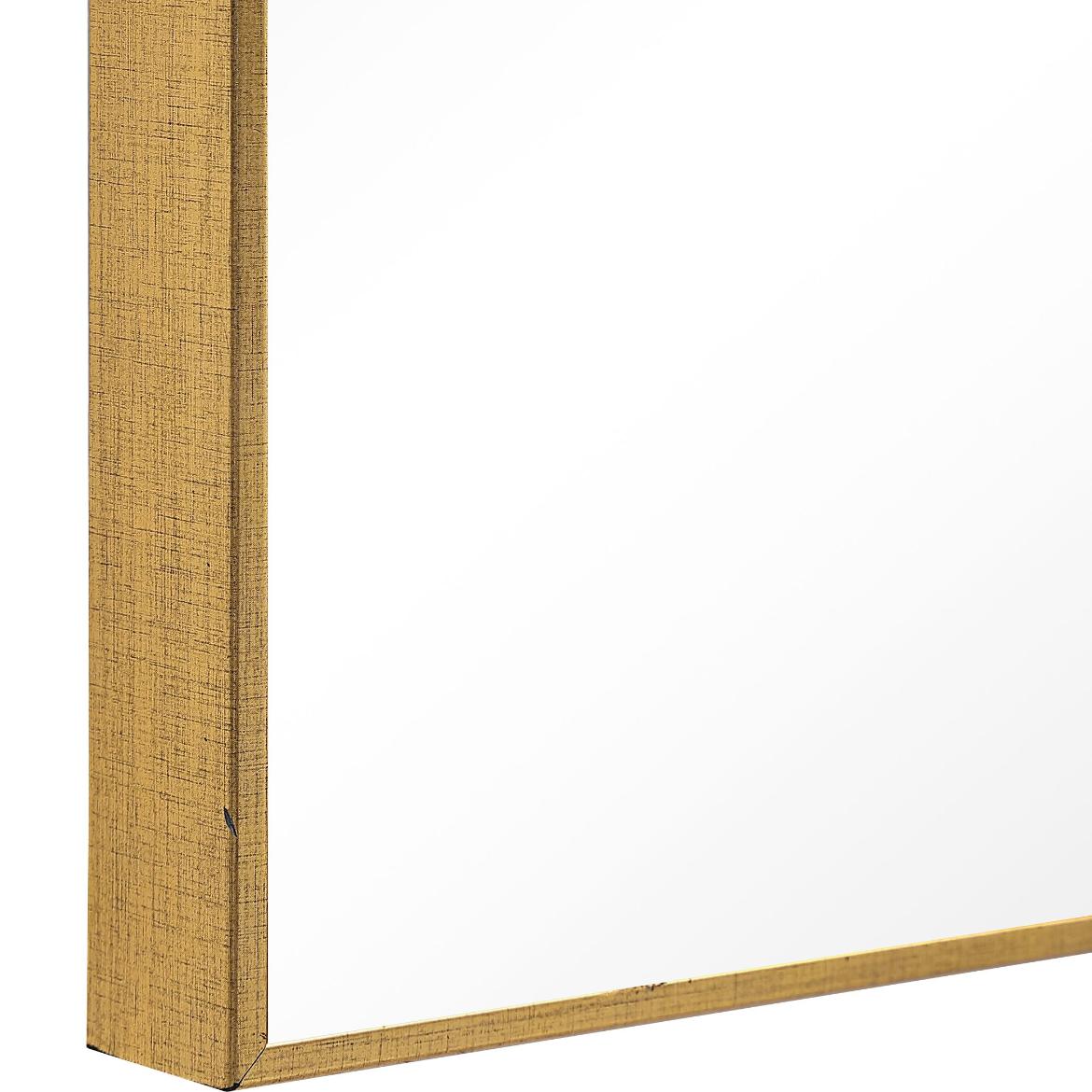 Keiichi Slim Frame Full Length Mirror in Gold, view 10