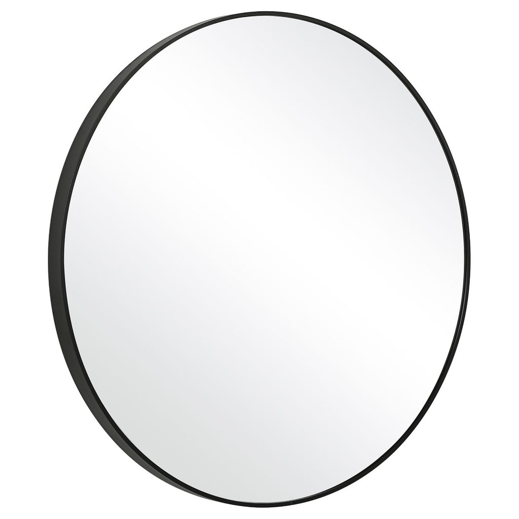 Keiichi Evelyn Round Mirror Black, view 4