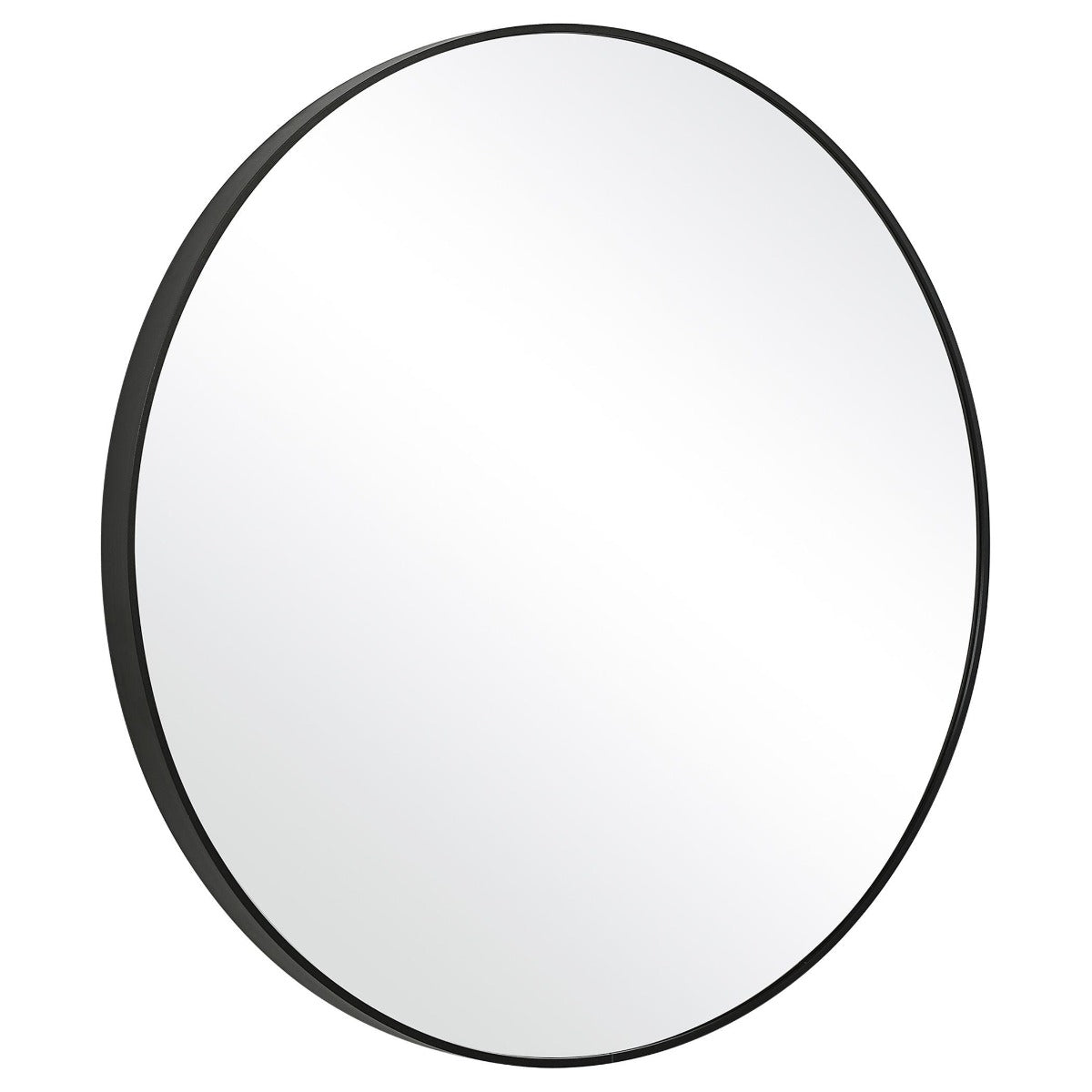 Keiichi Evelyn Round Mirror Black, view 4