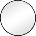 Keiichi Eve Large Round Mirror Black