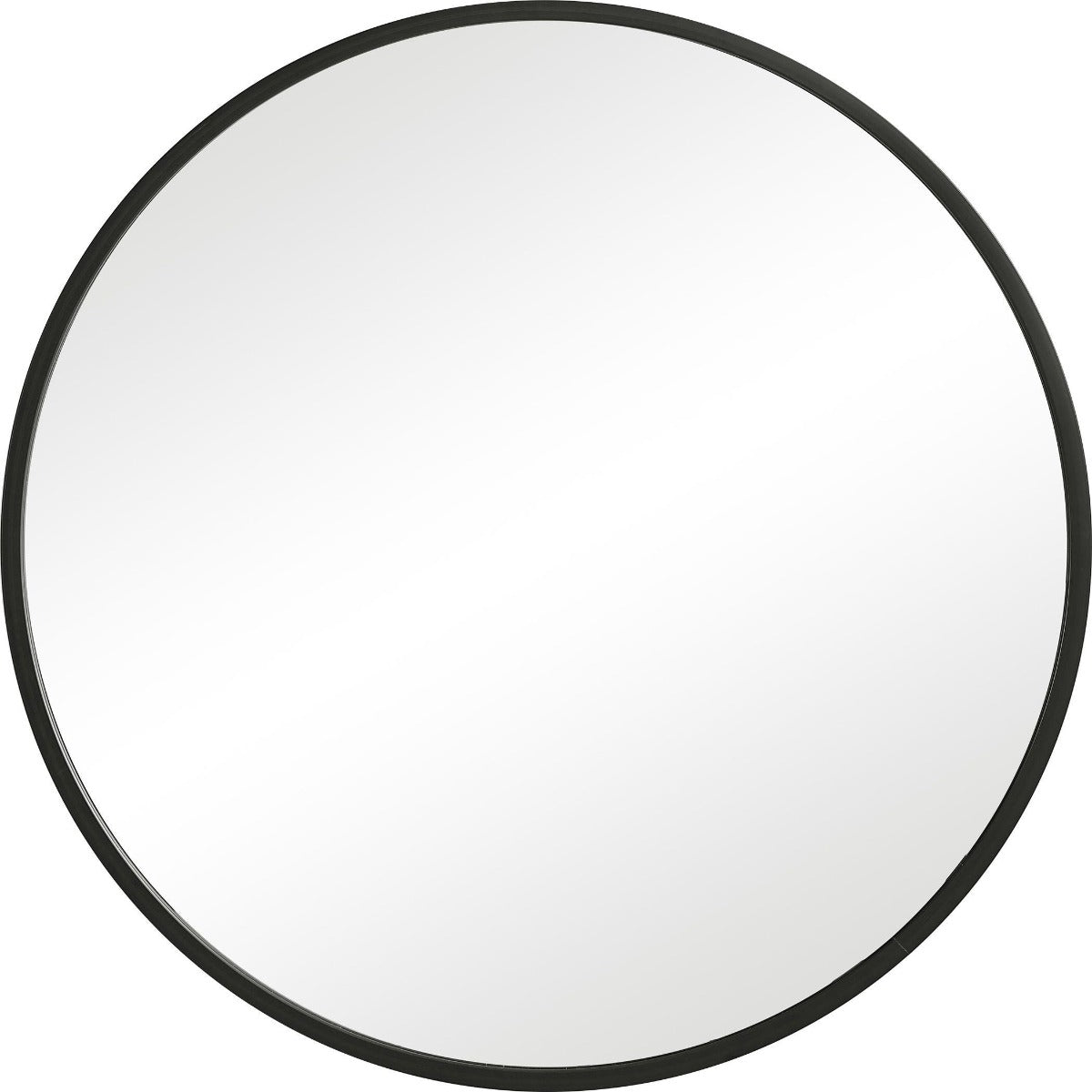 Keiichi Eve Large Round Mirror Black