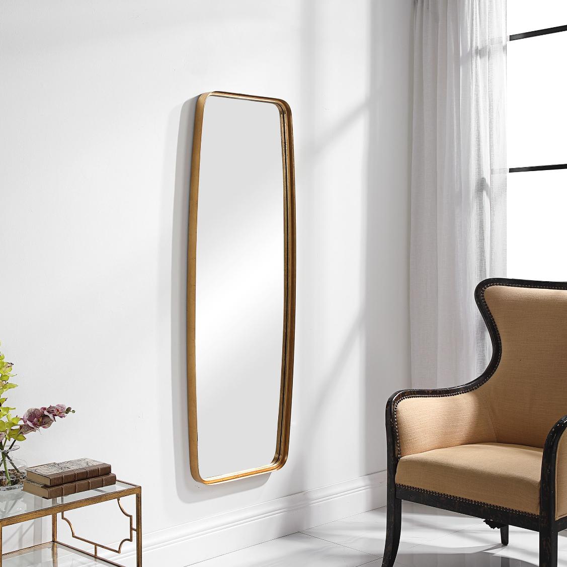 Keiichi Adeleine Tall Mirror Gold, view 2