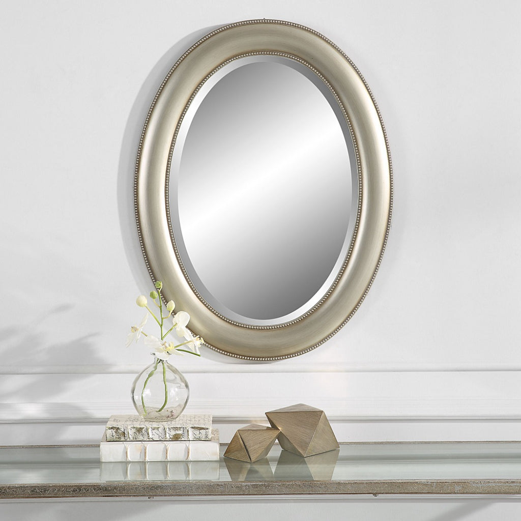 Keiichi Matthew Mirror Antique Silver, view 2