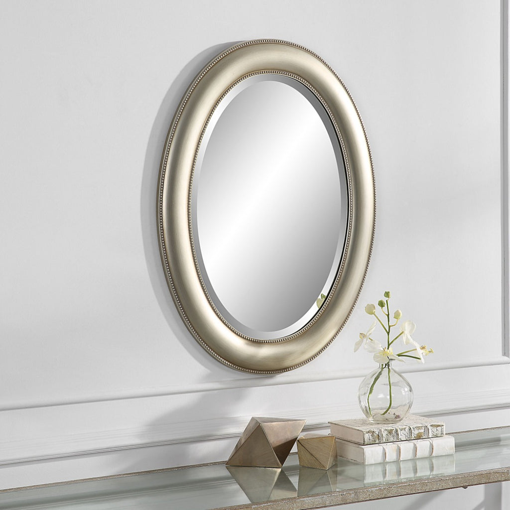 Keiichi Matthew Mirror Antique Silver, view 3