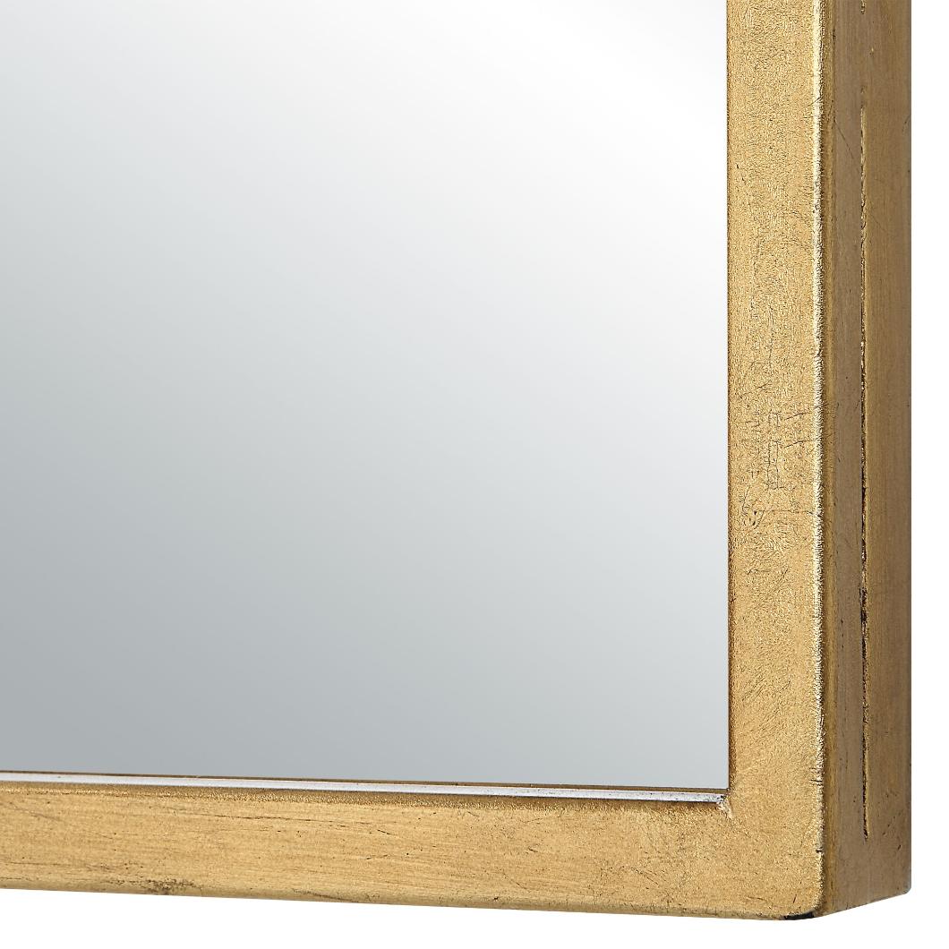Keiichi Temple Arched Mirror in Gold, view 11