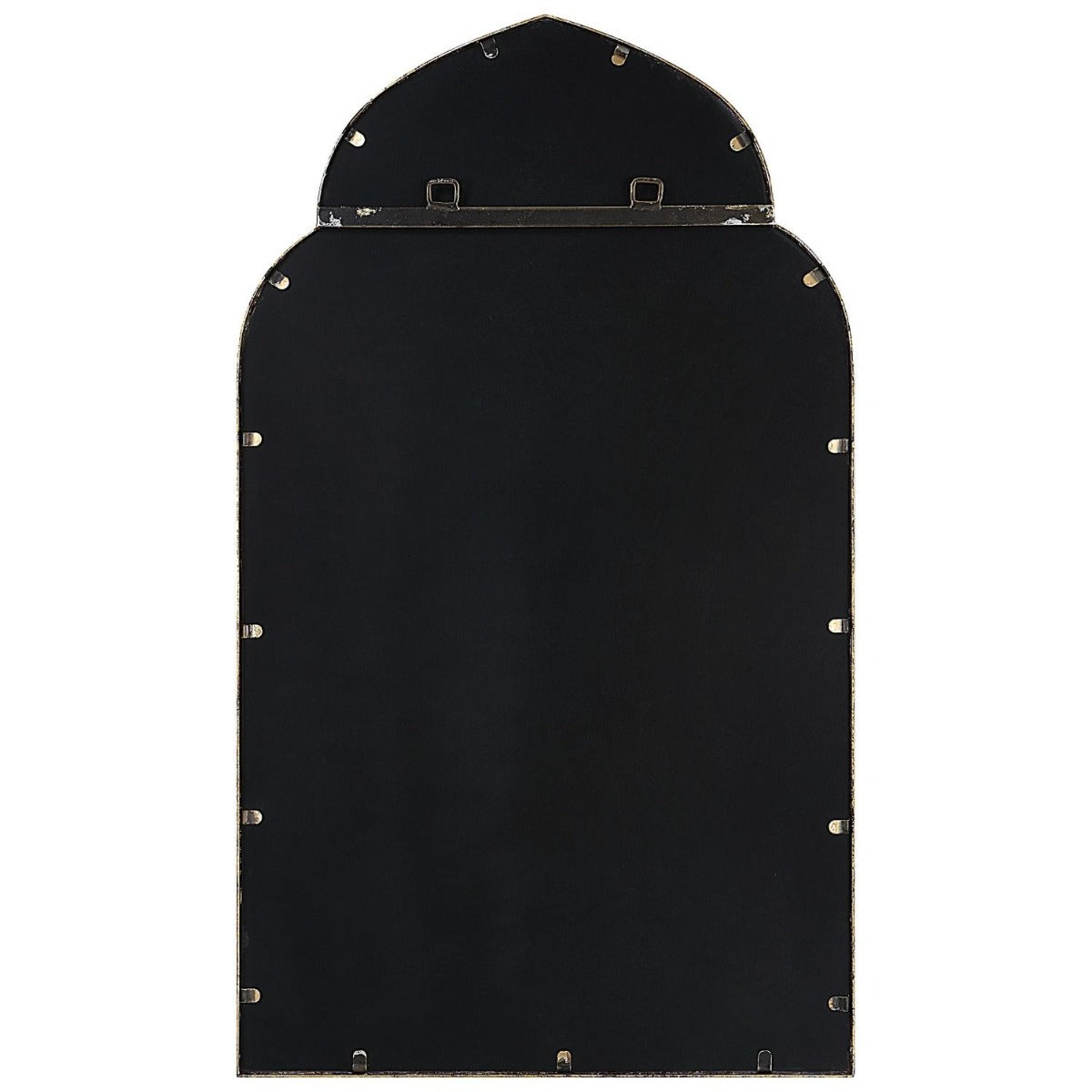 Keiichi Temple Arched Mirror in Gold, view 12