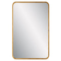 Keiichi Toby Rectangular Mirror in Gold