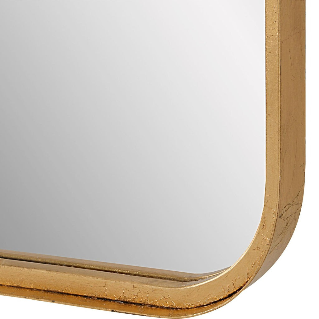Keiichi Toby Rectangular Mirror in Gold, view 5
