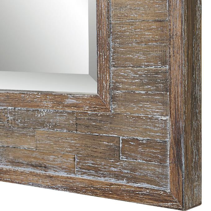Keiichi Beachhouse Distressed Wooden Tall Mirror, view 4