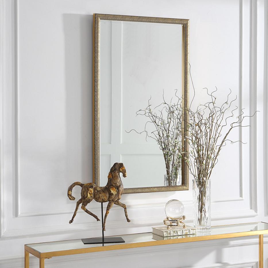 Keiichi Intricate Mirror Gold Finish, view 3