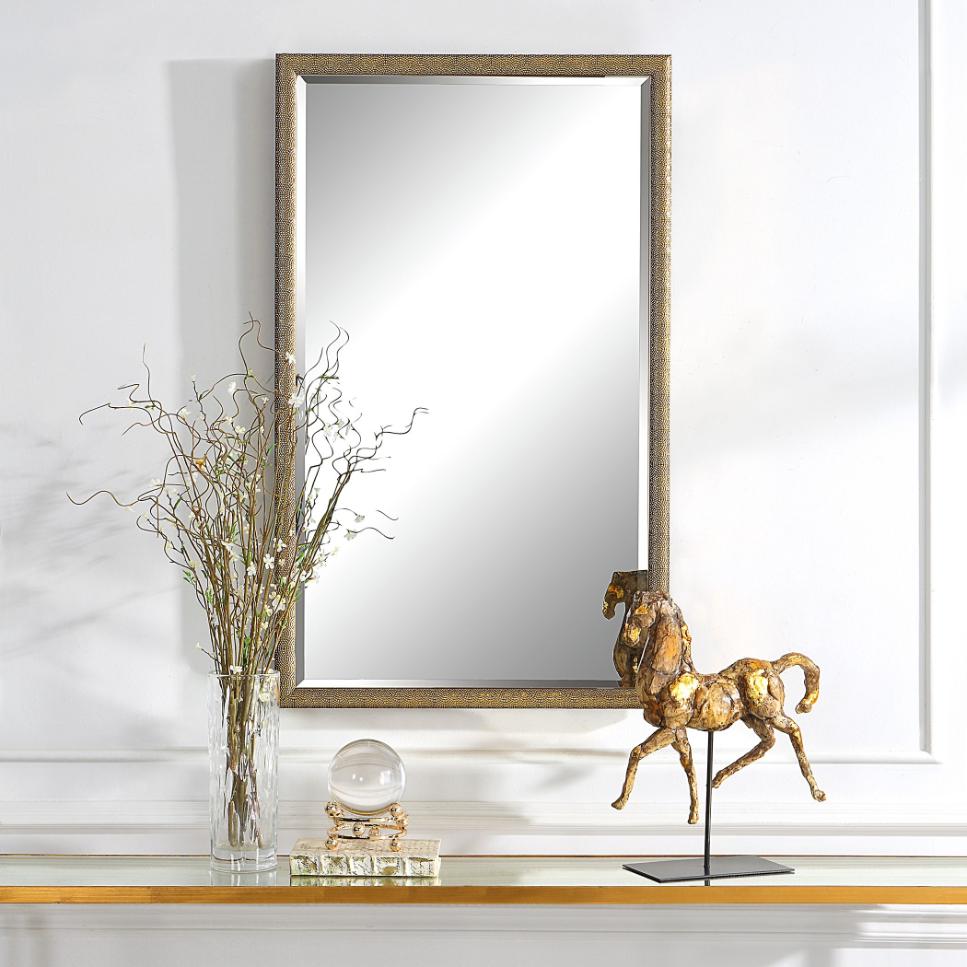 Keiichi Intricate Mirror Gold Finish, view 2