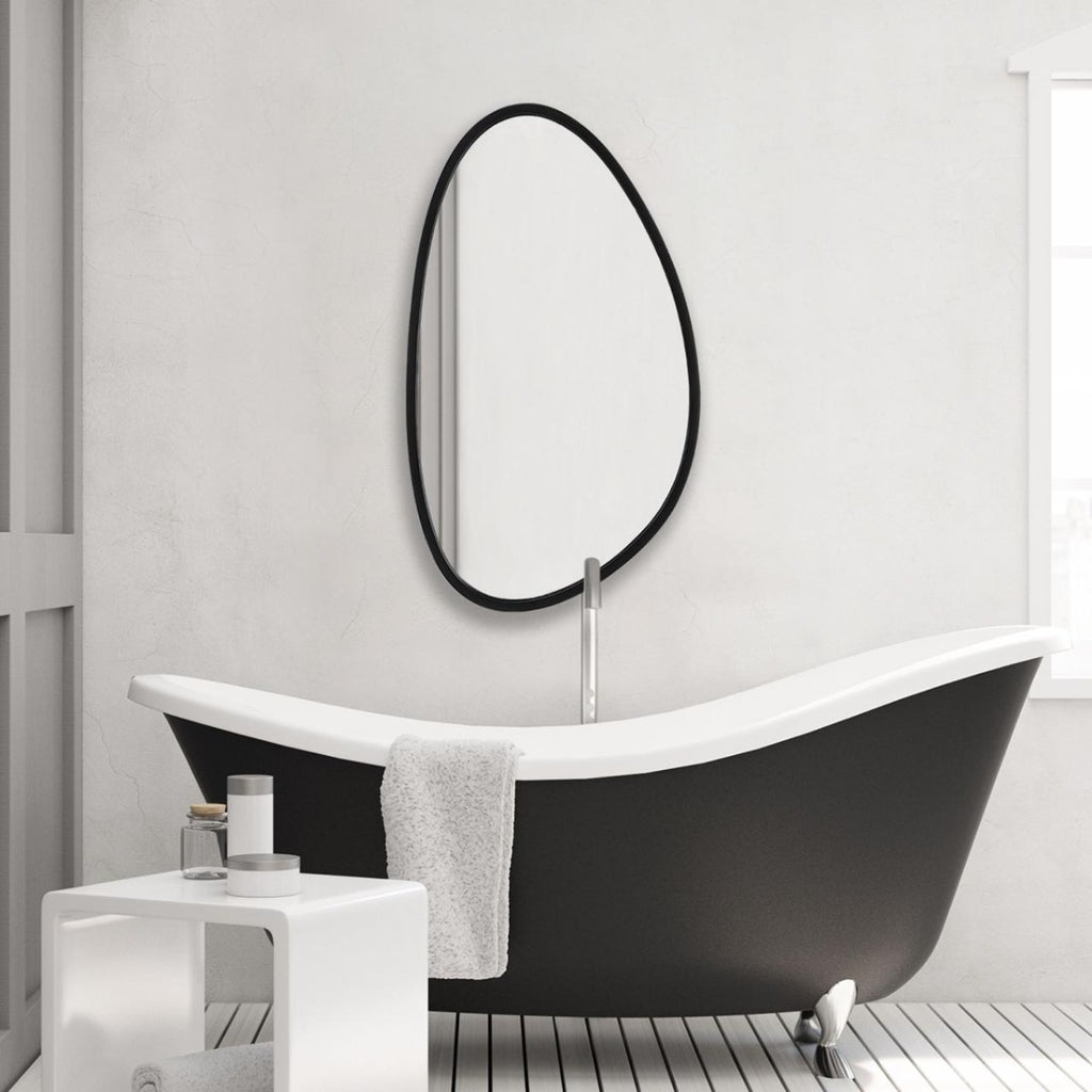 Keiichi Moderne Mirror in Black, view 3