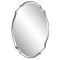Keiichi Aida Oval Mirror in Bronze
