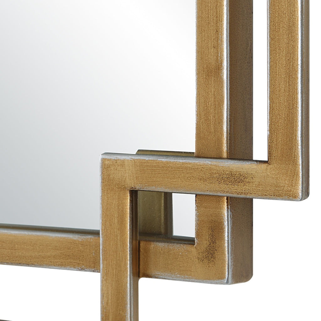 Keiichi Deco Mirror Brushed Gold, view 4