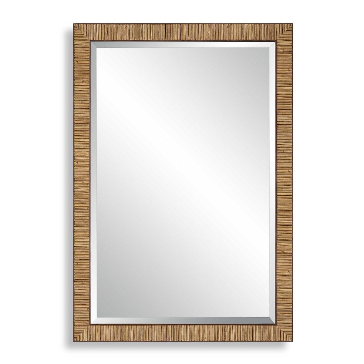Keiichi Indiana Rattan Rectangle Mirror