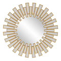 Keiichi Rays Round Mirror Gold