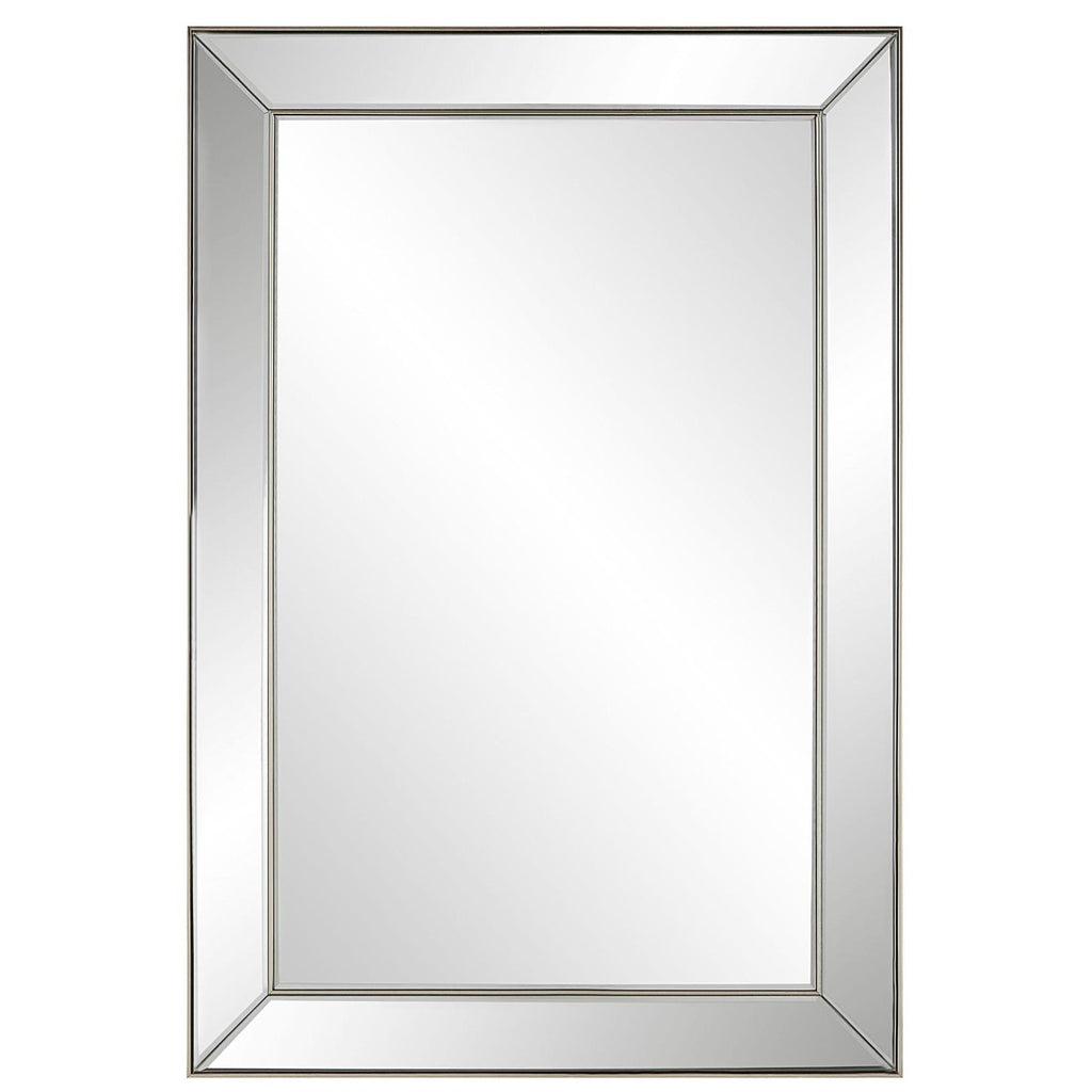 Keiichi Hannah Rectangular Mirror Champagne Finish