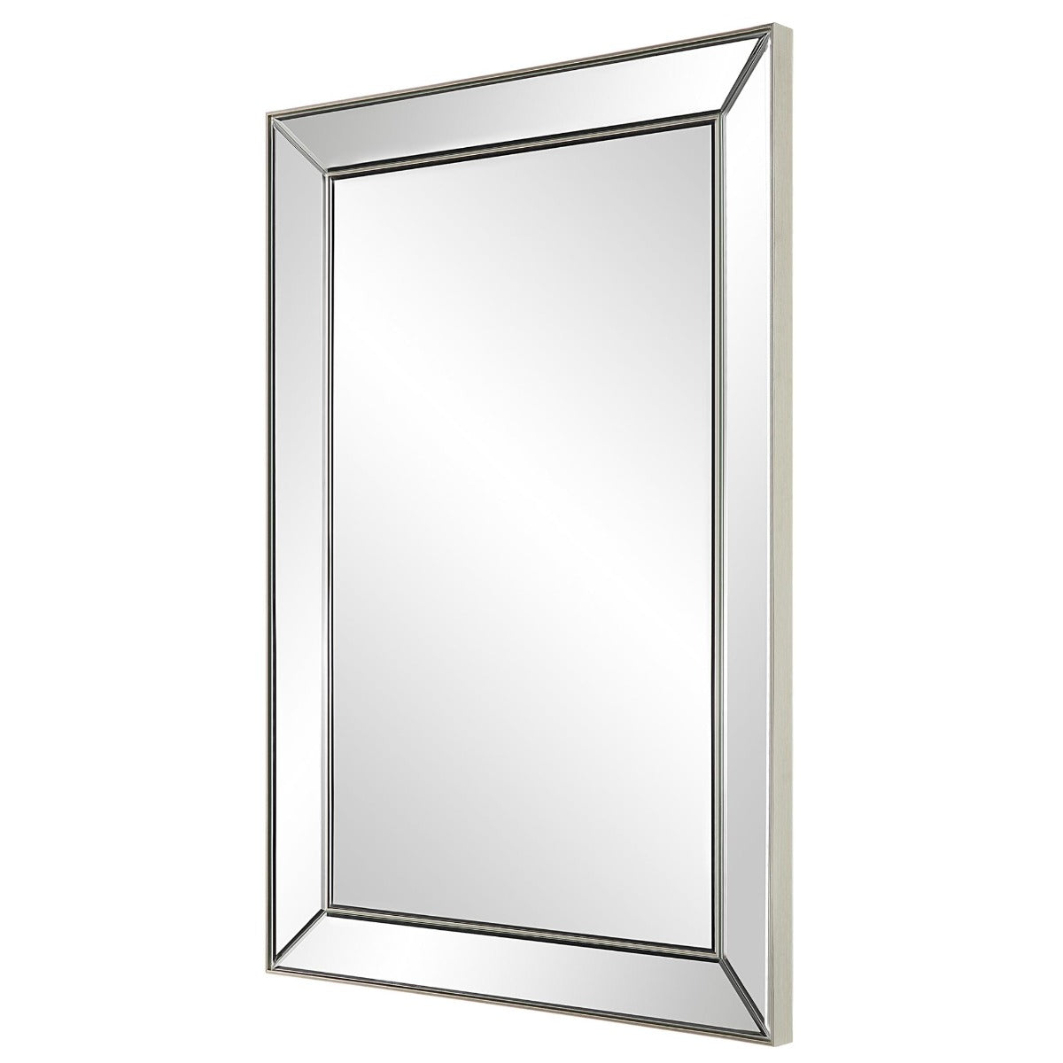 Keiichi Hannah Rectangular Mirror Champagne Finish, view 4