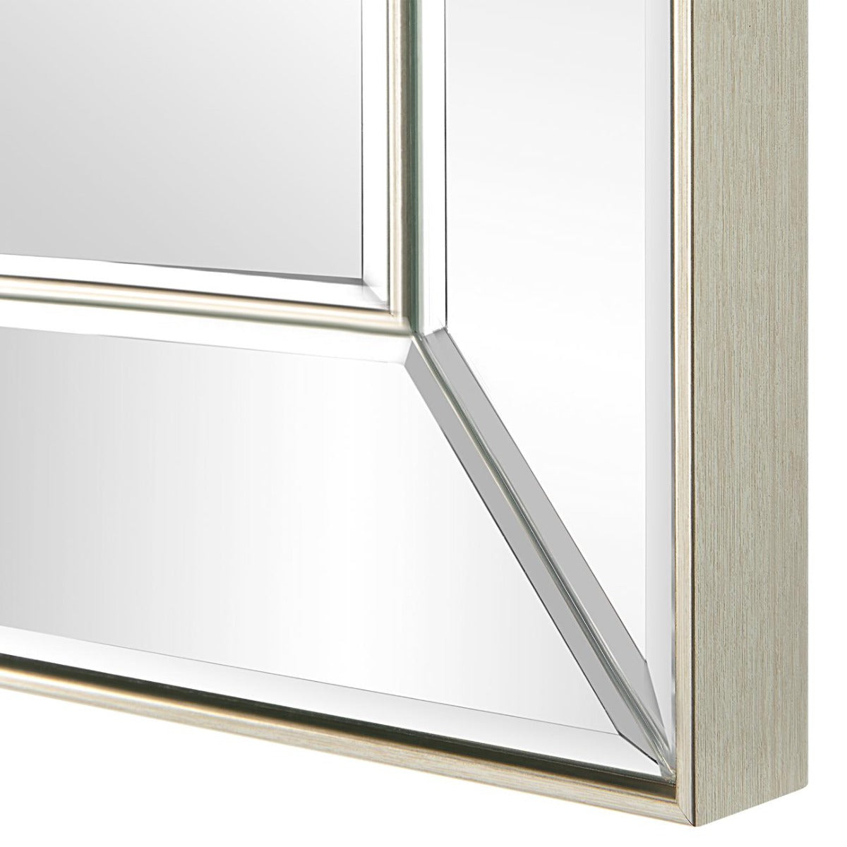 Keiichi Hannah Rectangular Mirror Champagne Finish, view 5