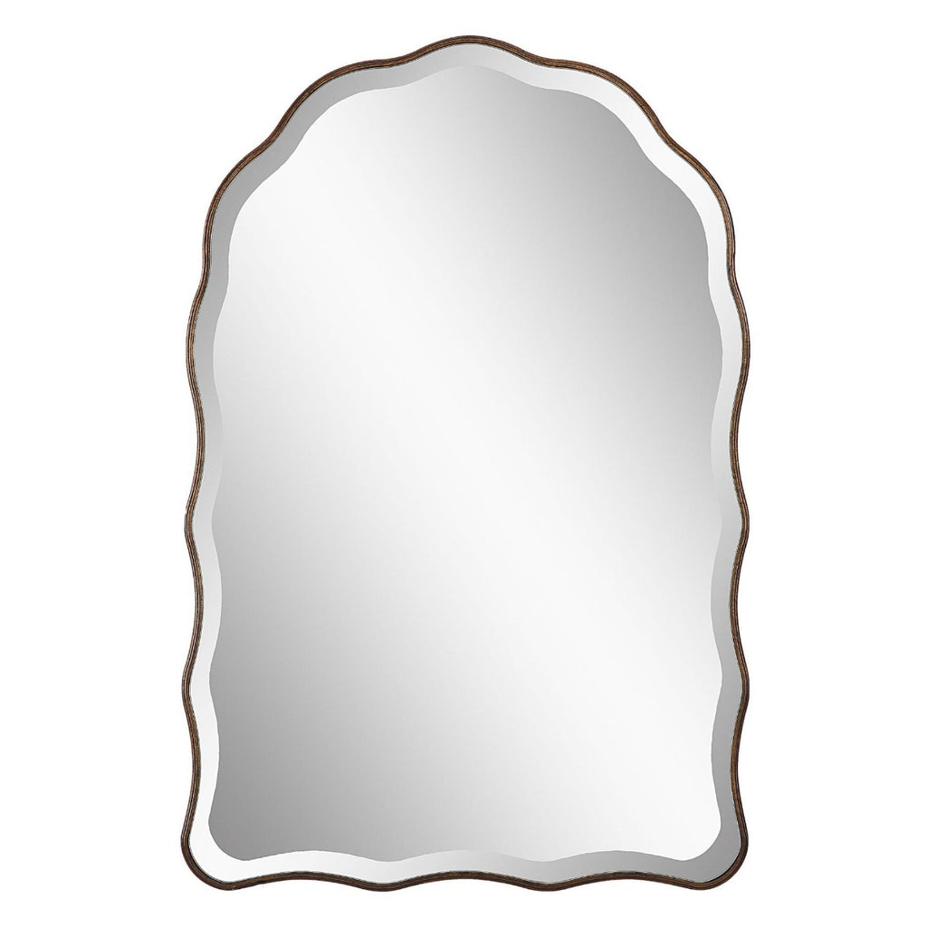 Keiichi Irregular Mirror Antique Bronze