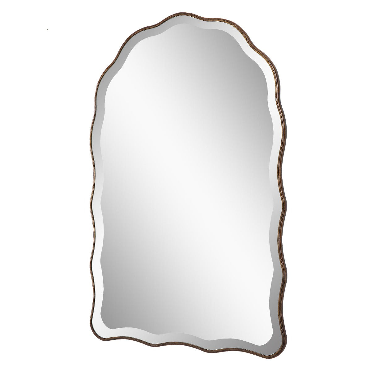 Keiichi Irregular Mirror Antique Bronze, view 4