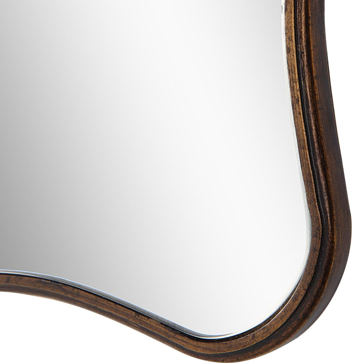 Keiichi Irregular Mirror Antique Bronze, view 6