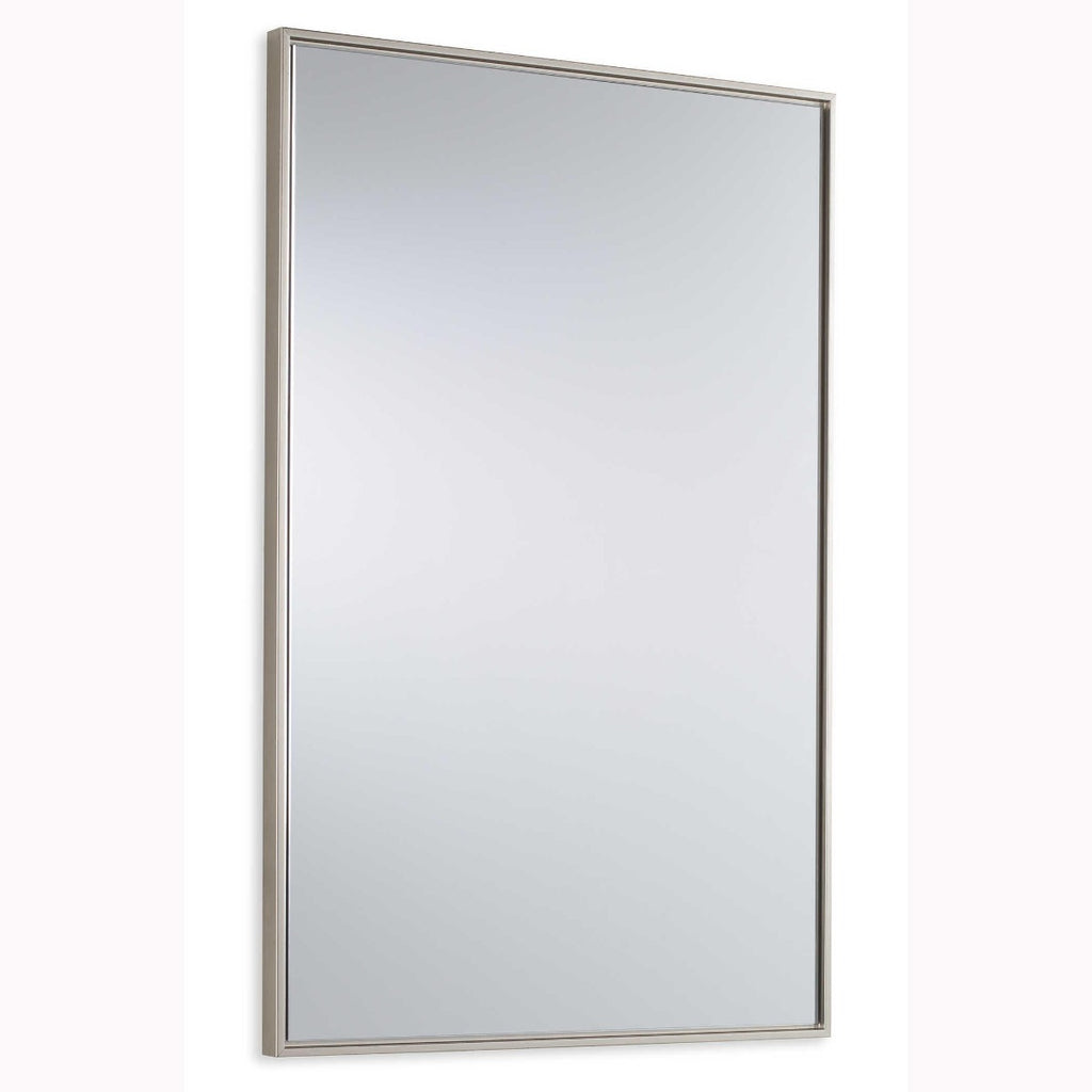 Keiichi Floating Slim Frame Mirror Silver, view 4