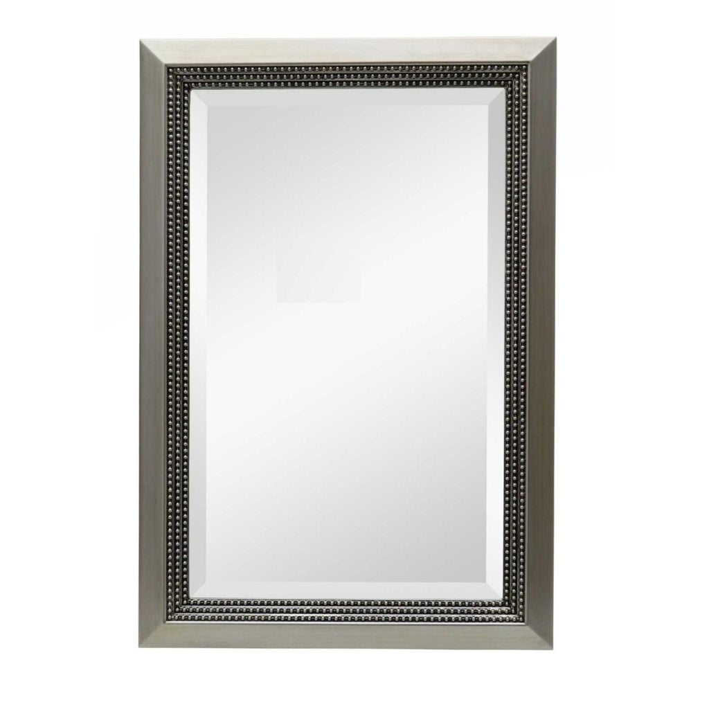 Keiichi Beaded Lines Mirror Brushed Silver