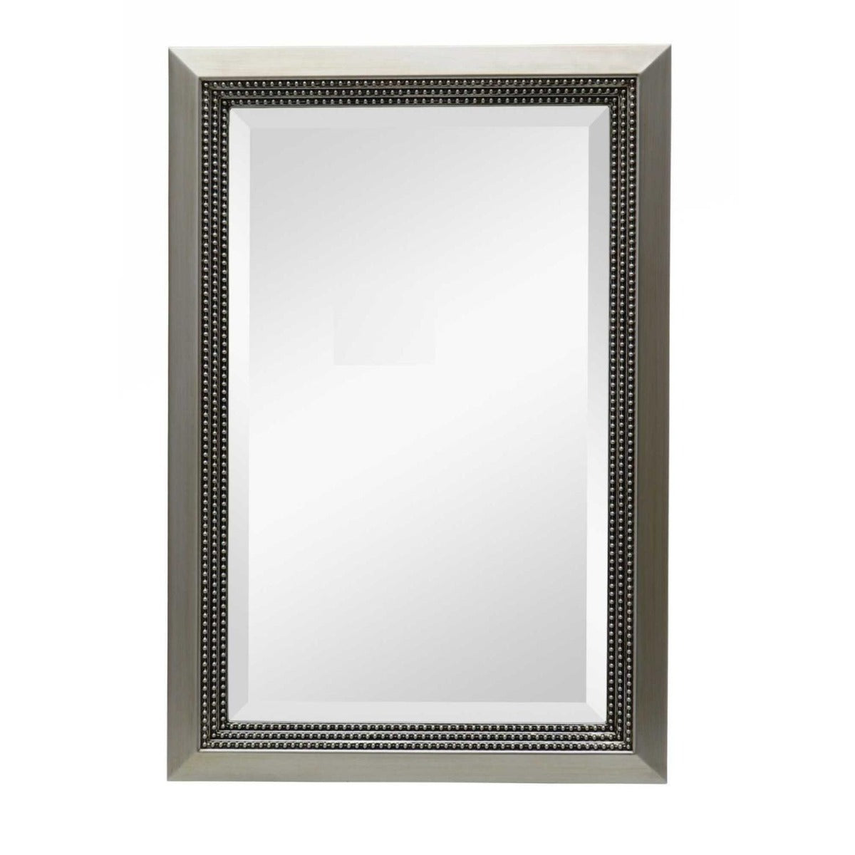 Keiichi Beaded Lines Mirror Brushed Silver
