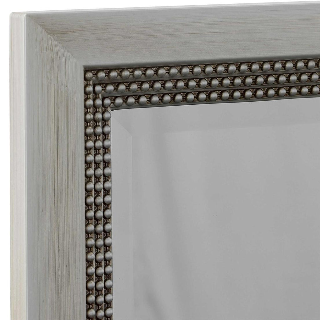 Keiichi Beaded Lines Mirror Brushed Silver, view 4