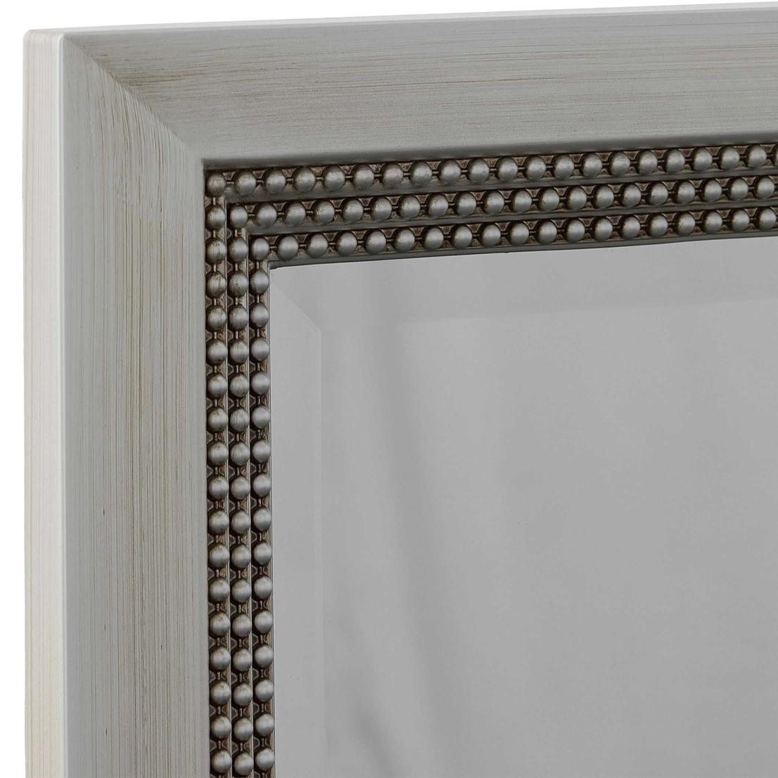 Keiichi Beaded Lines Mirror Brushed Silver, view 4