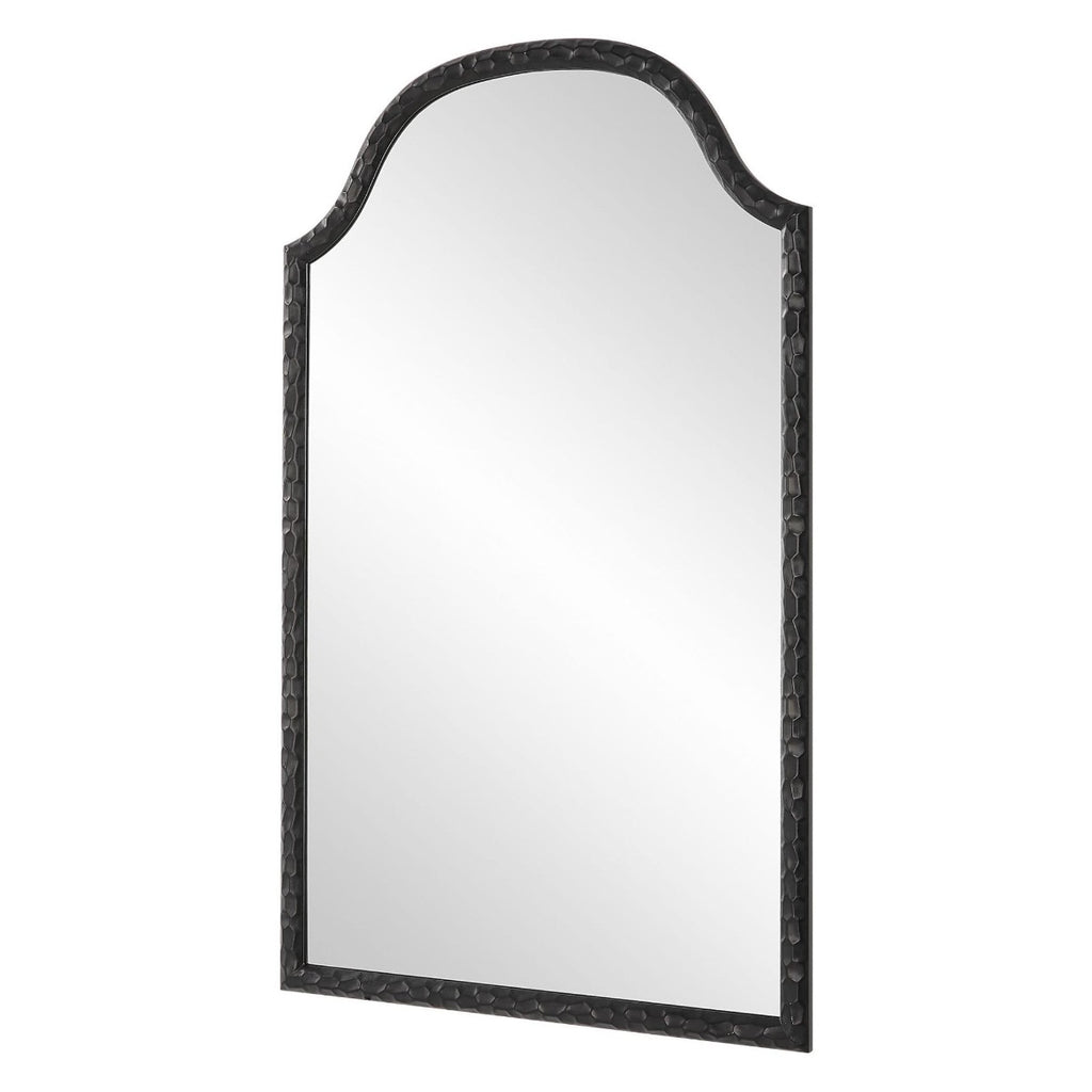 Keiichi Cast Mirror Black Finish, view 3