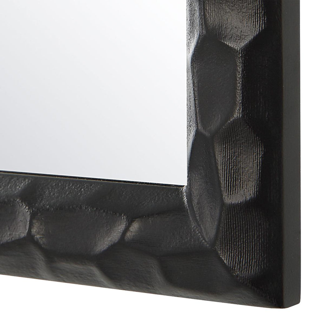 Keiichi Cast Mirror Black Finish, view 4