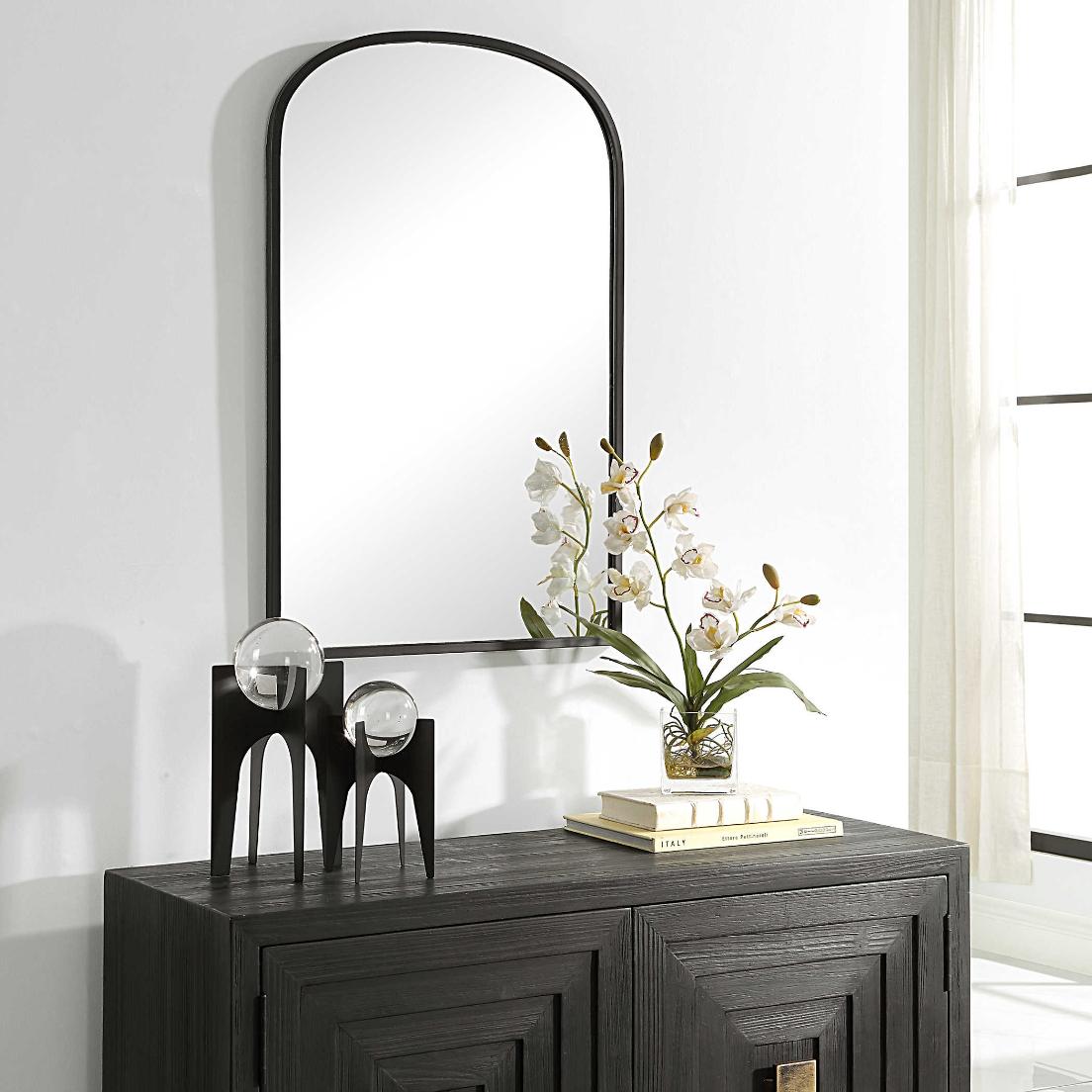 Keiichi Aydyn Arched Mirror in Black, view 3