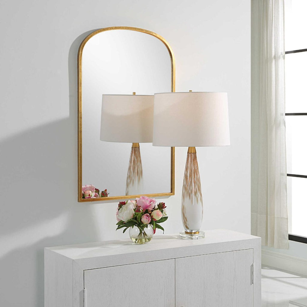 Keiichi Aydyn Arched Mirror in Gold, view 8