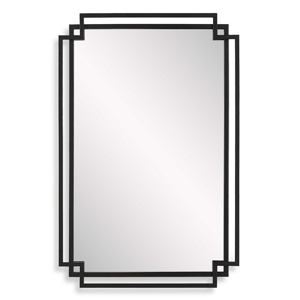 Keiichi Deco Mirror Black Finish