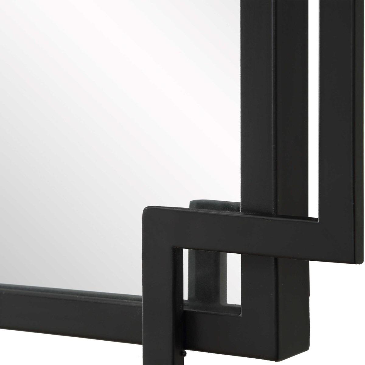 Keiichi Deco Mirror Black Finish, view 6