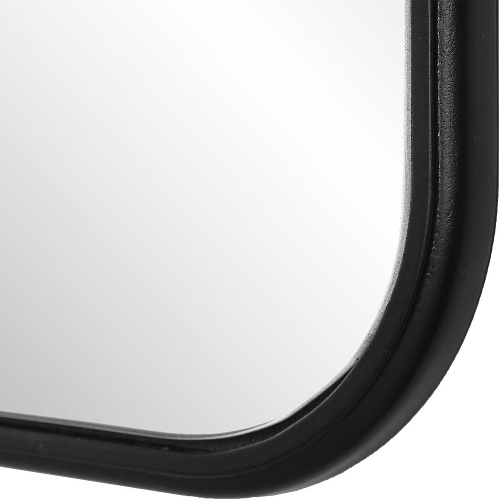 Keiichi Grace Scalloped Mirror in Black, view 5