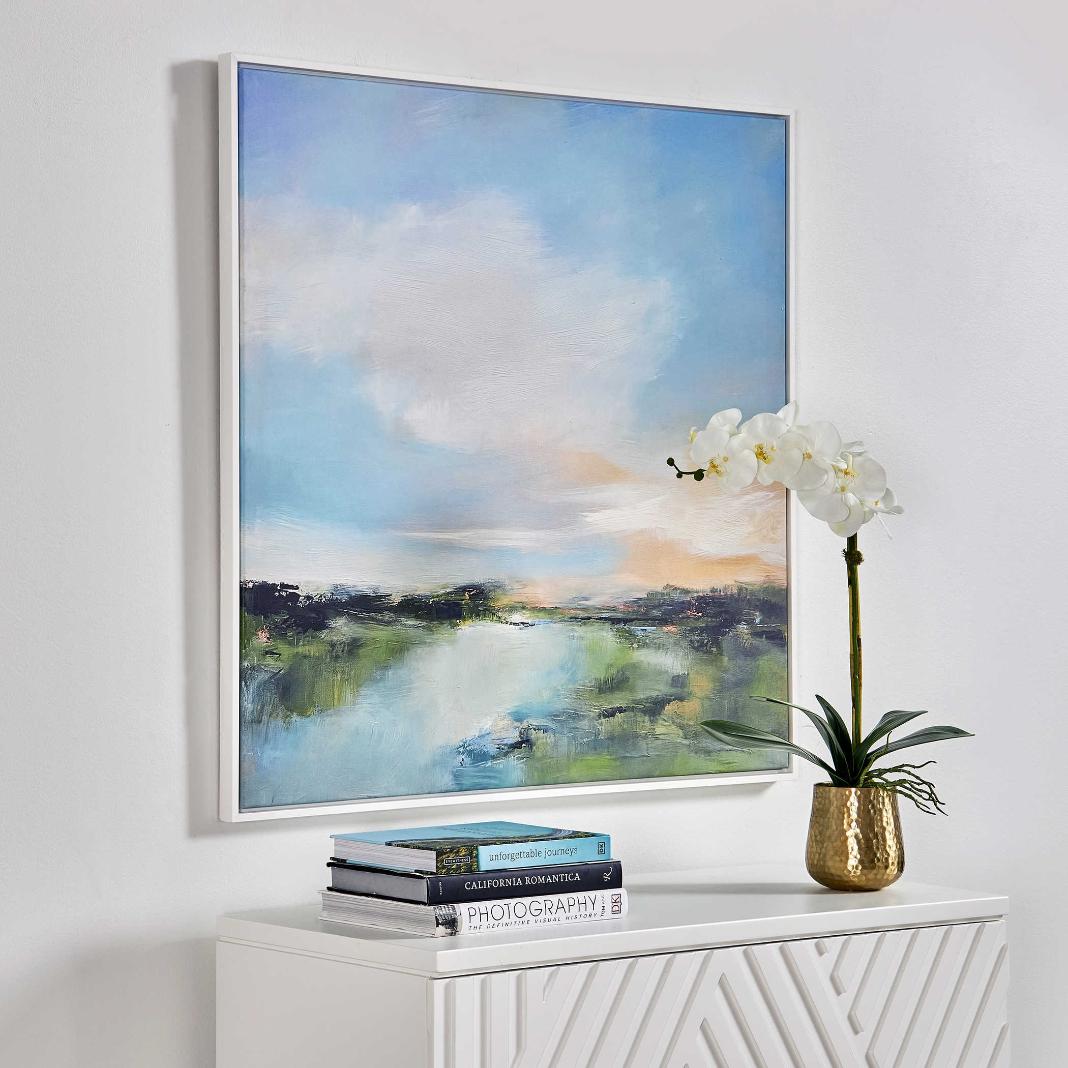 Keiichi The River Glows Framed Canvas, view 3