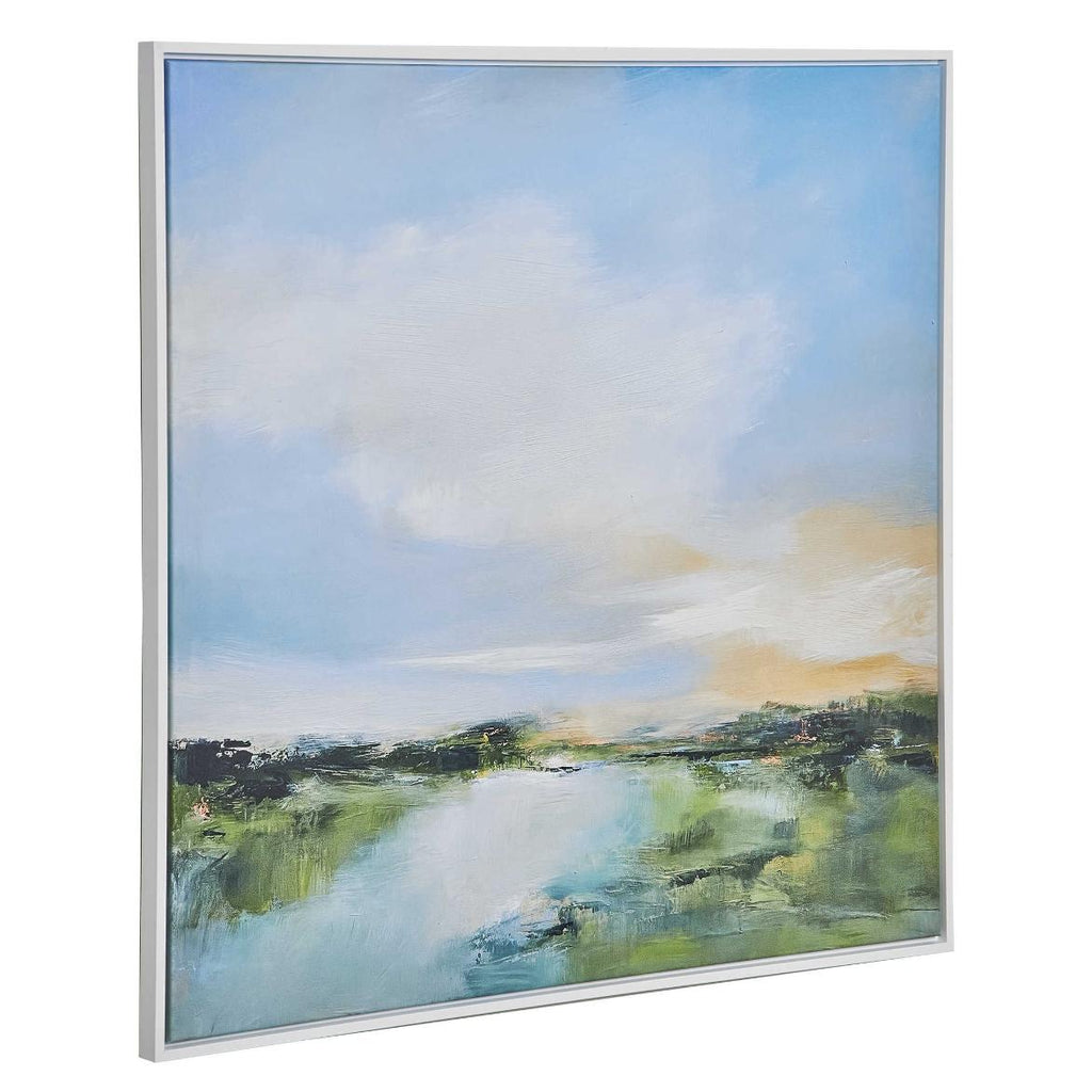 Keiichi The River Glows Framed Canvas, view 4