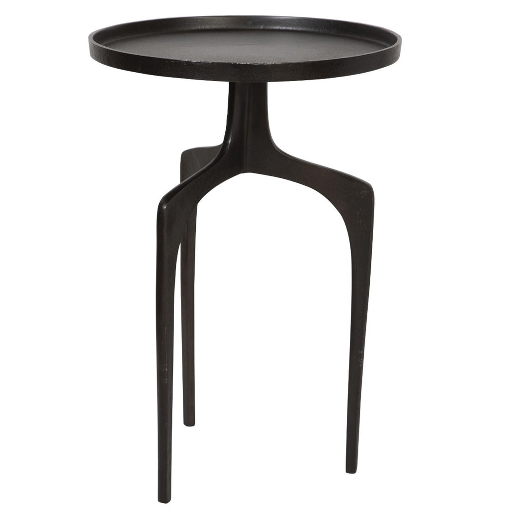 Keiichi Tripod Side Table Black, view 3