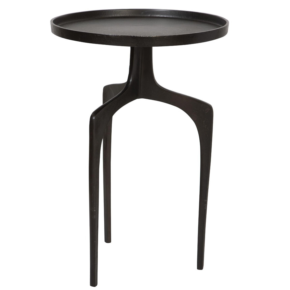 Keiichi Tripod Side Table Black, view 3