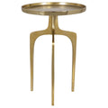 Keiichi Tripod Side Table Gold