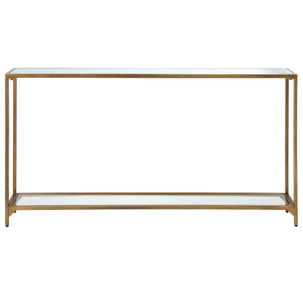 Keiichi Slimline Console Gold Finish