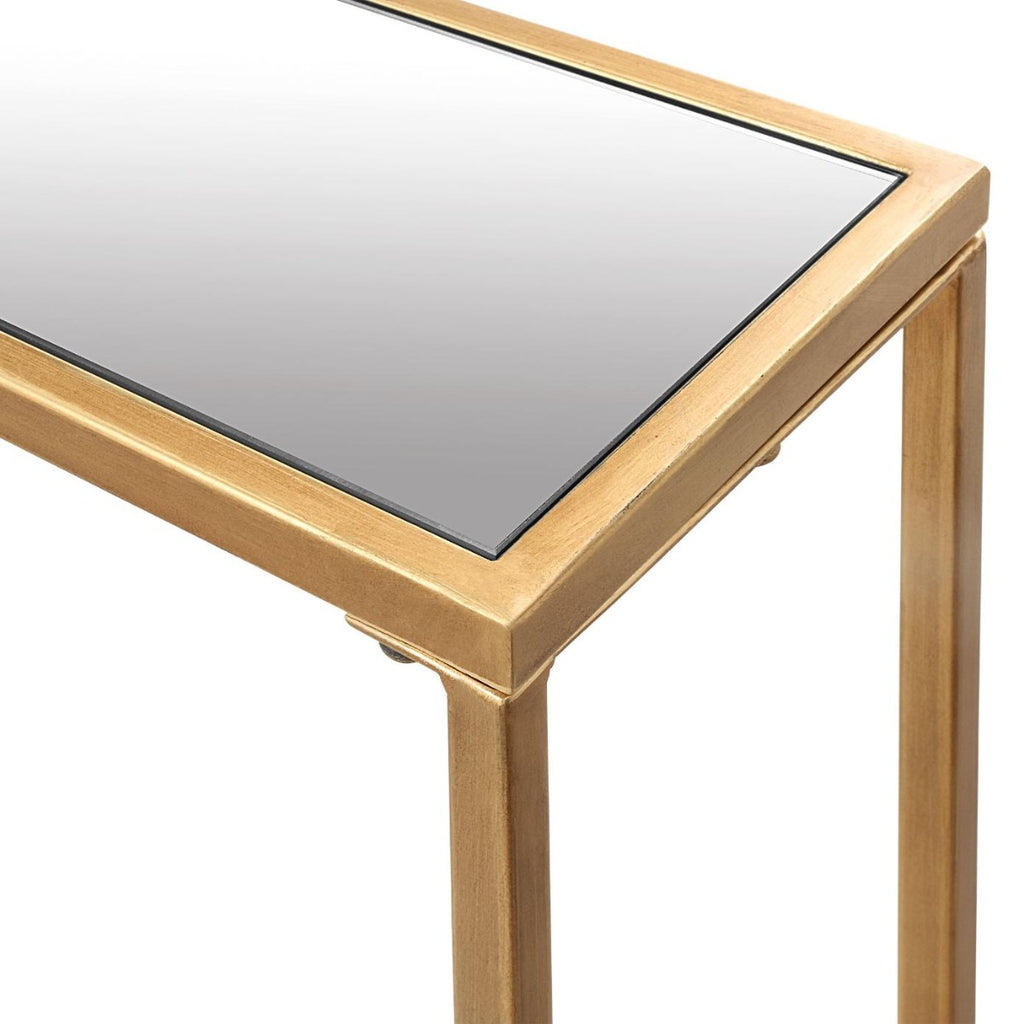 Keiichi Slimline Console Gold Finish, view 6