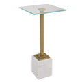Keiichi Stand Up Drinks Table White