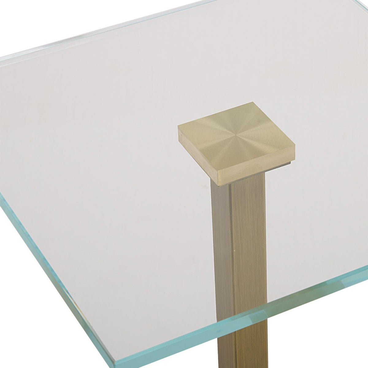 Keiichi Stand Up Drinks Table White, view 5